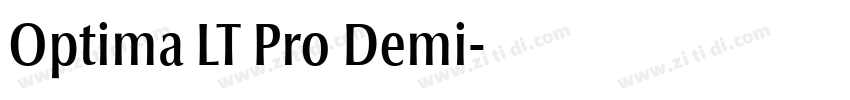 Optima LT Pro Demi字体转换 Optima LT Pro Demi字体转换